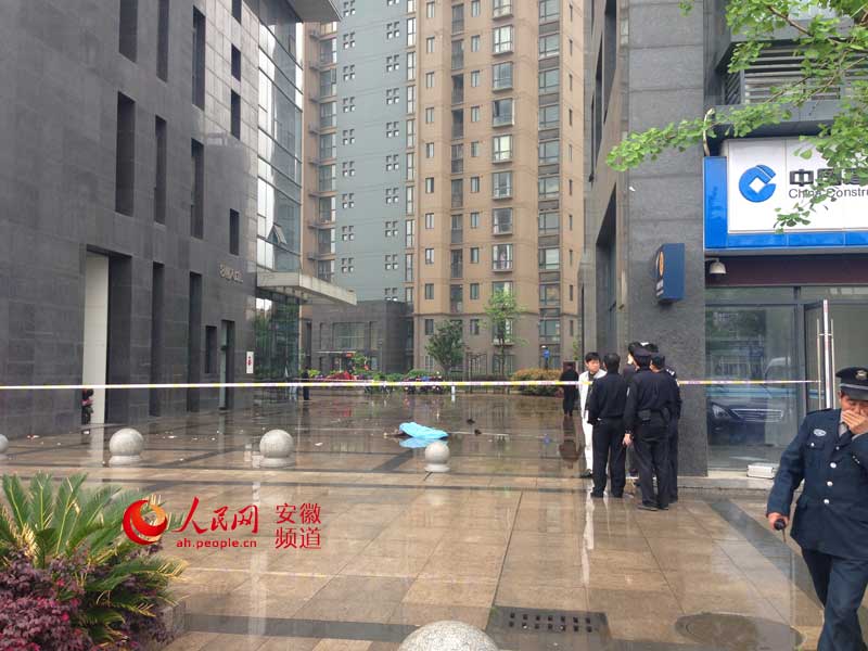 合肥信达好第坊小区一男子坠亡 现场惨烈(图)|