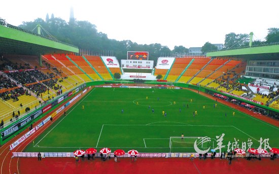 越秀山体育场改造正在进行中