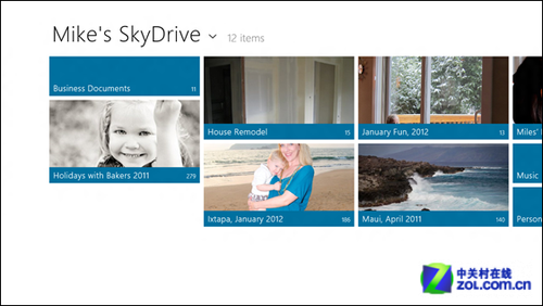Windows 8将支持SkyDrive同步功能