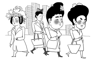 q版唐朝仕女图头像