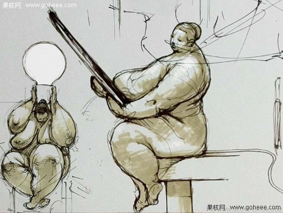 震爆伦敦设计节 新世纪<em>维纳斯女神</em>ipad 4雕塑支