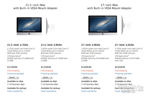 苹果新款iMac电脑APP Store开售 支持壁挂功
