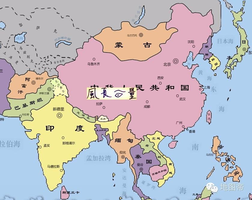 地图帝丨最中华,中国历史上大一统帝国鼎盛疆