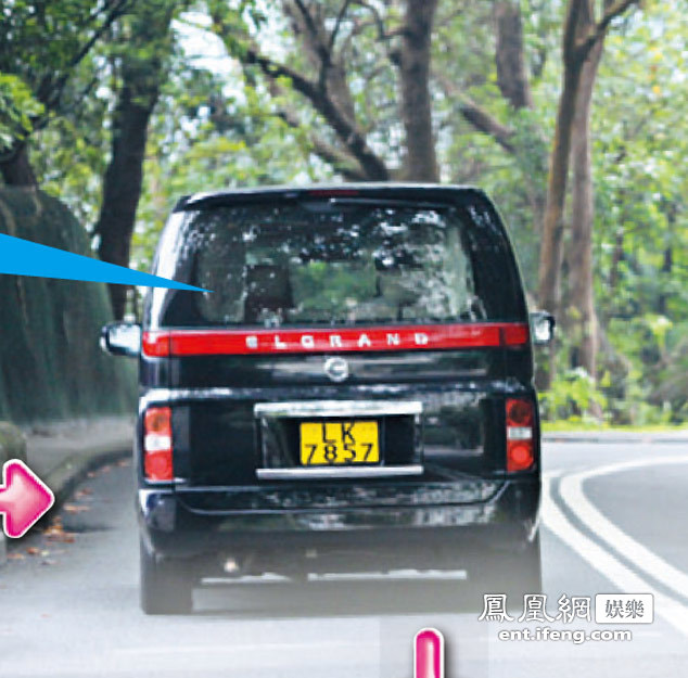 谢霆锋逗留约半小时后离家。（图片来源：东方新地）