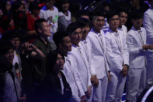 2013快男全国二十强也来到现场