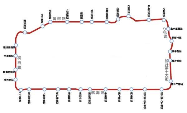 郑州地铁五号线线路图图片