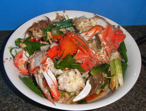 海南名特产:干烧琵琶蟹 其貌不扬名海鲜