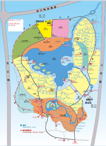 郑州绿博园地图图片
