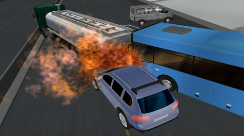 事故现场模拟图