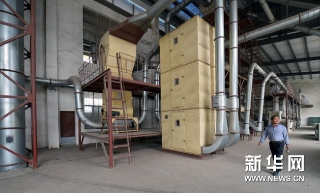 轧花厂成晒谷场洞庭棉农很受伤