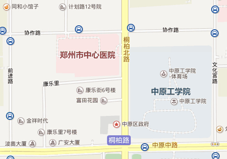 河南省郑州市中心医院怎么走?请参照以下地图
