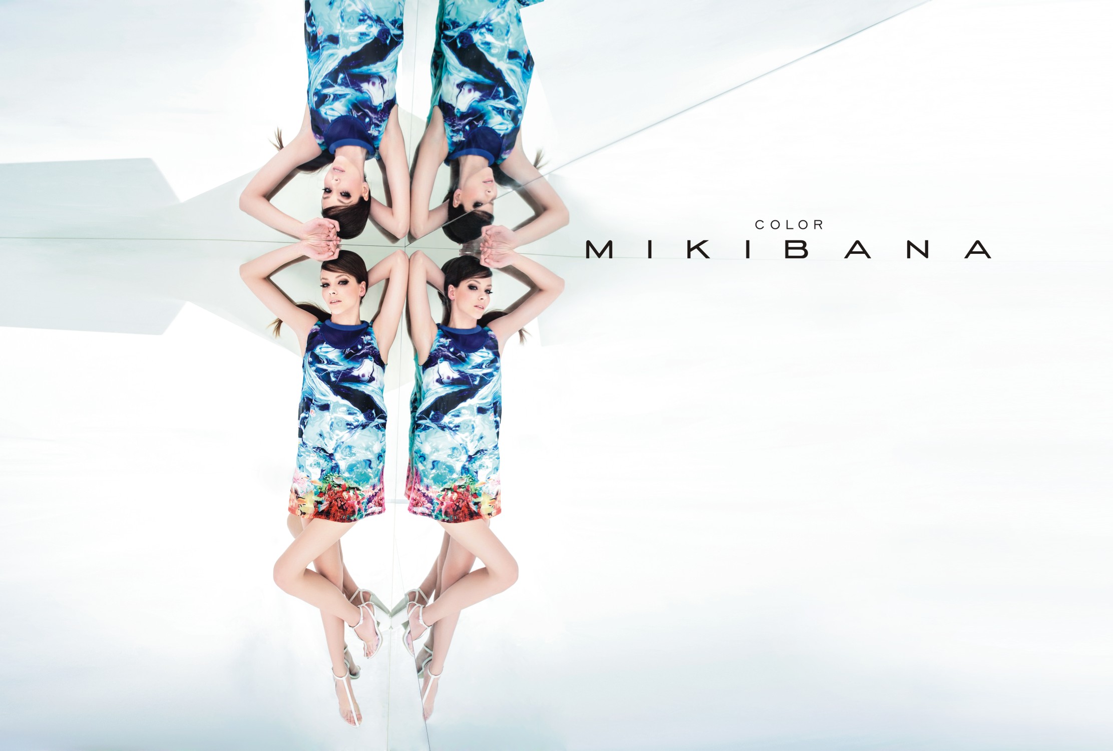 夏日色彩游戏mikibana上演镜面诱惑