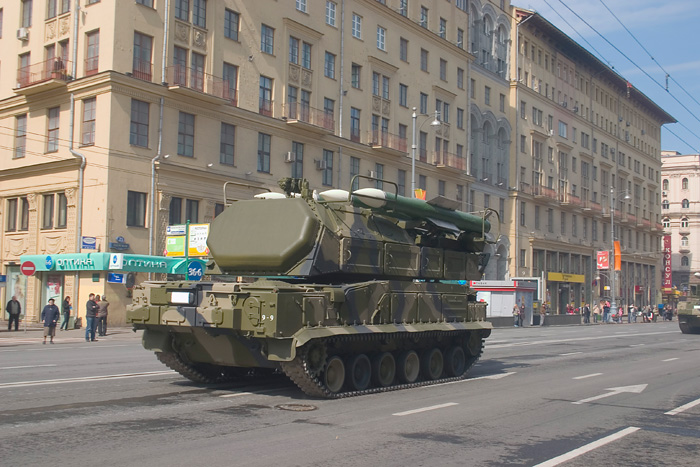 俄罗斯sa-17防空导弹系统(资料图)