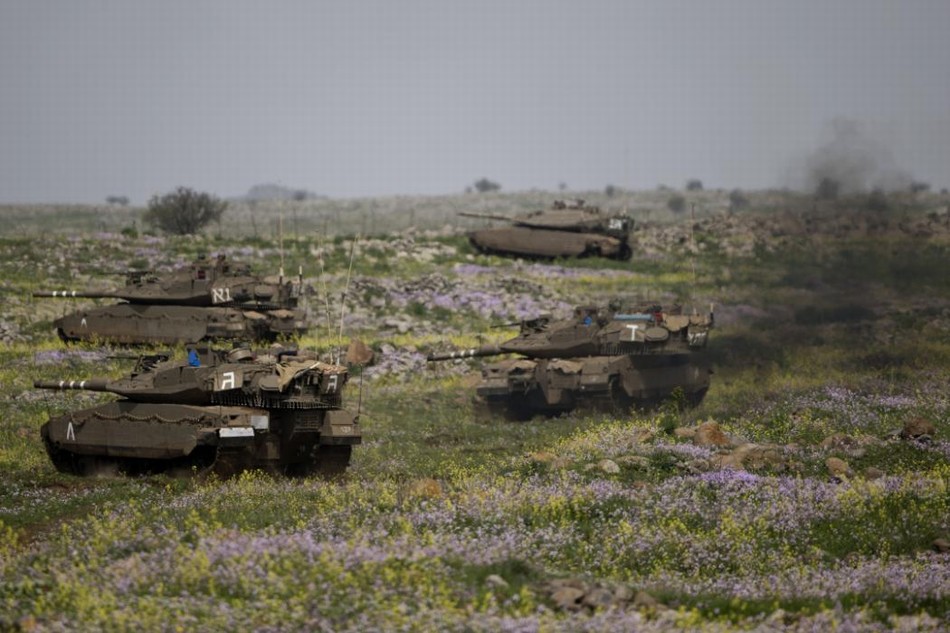 战地花开无人嗅以军向戈兰高地调派多辆梅卡瓦