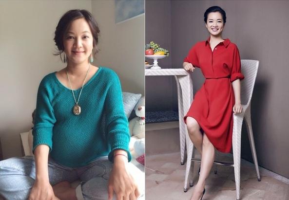 阿雅产后体重爆增用魔鬼减肥法狂瘦28斤图