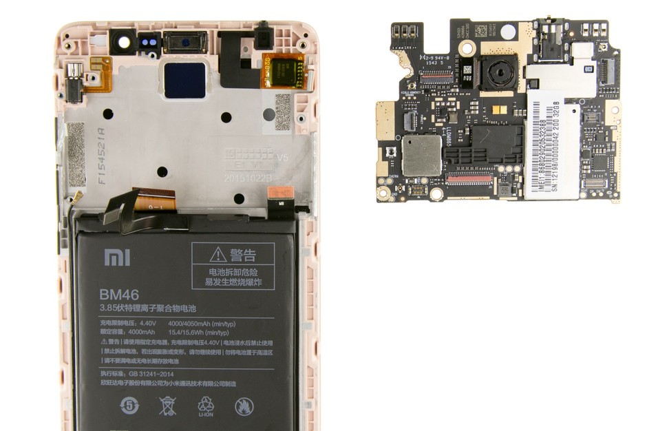 红米note3深度拆解图赏