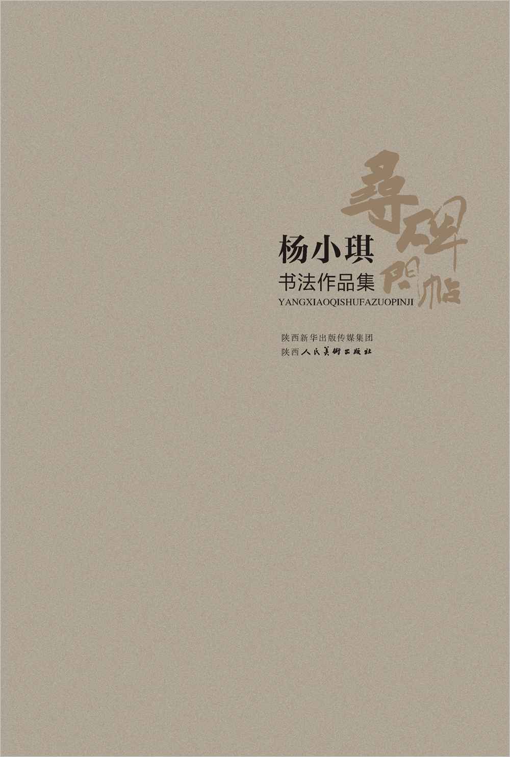 《杨小琪书法作品集》封5