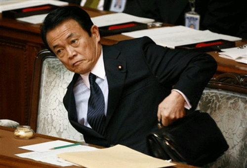 日本财务大臣麻生太郎资料图