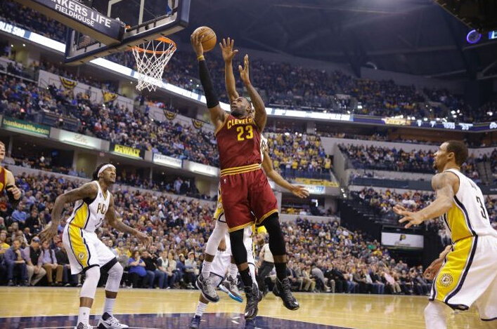 詹姆斯24 12 6 骑士加时擒步行者5连胜