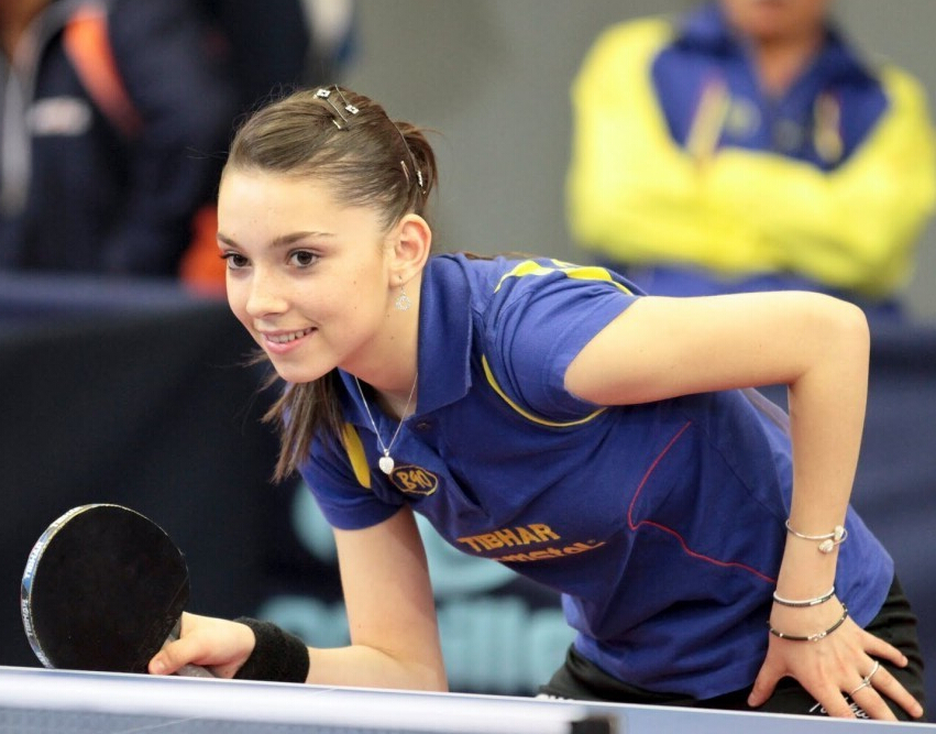 国乒最强她们最美 罗马尼亚美女成世乒赛颜值担当