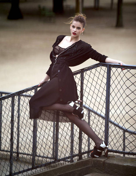 芭芭拉-帕尔文《elle》大片