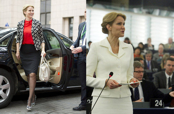 丹麦首相掉鞋图片
