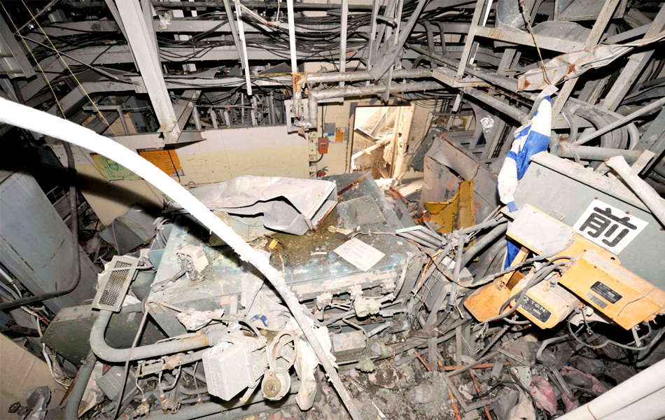 福岛核电站4号反应堆内部首次公开