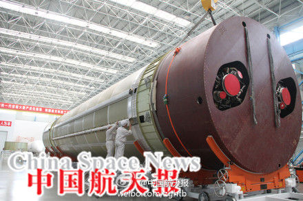 直径为5米,总长度达33米,有望在一个月内完成总装,进行后续试验