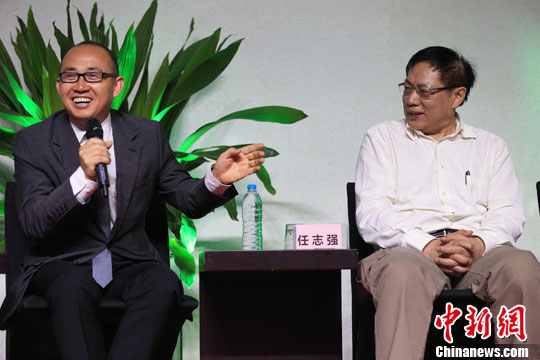 潘石屹等好友到场助阵.中新社发 李学仕 摄