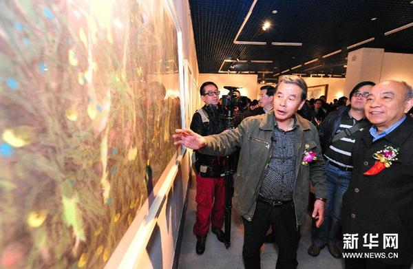 陈文灿漆画水墨画展在福建省美术馆举行图