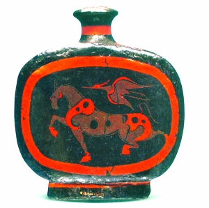 馆藏)上世纪七十年代中后期,湖北云梦睡虎地出土了大量秦代竹简和漆器