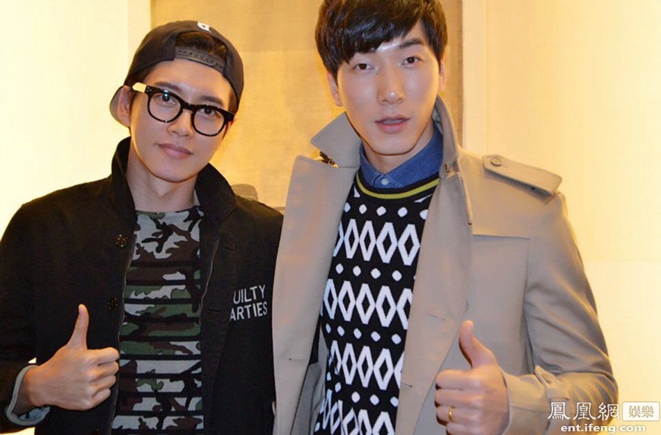 张亮韩国行备受关注与朴海镇同演异乡人高清大图