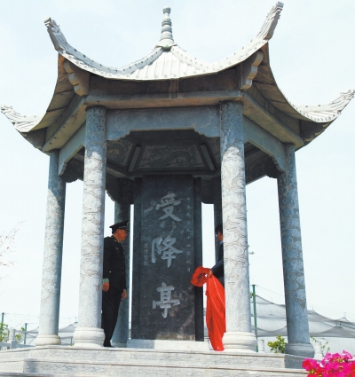 66年前毁于战火漯河受降亭修复成功