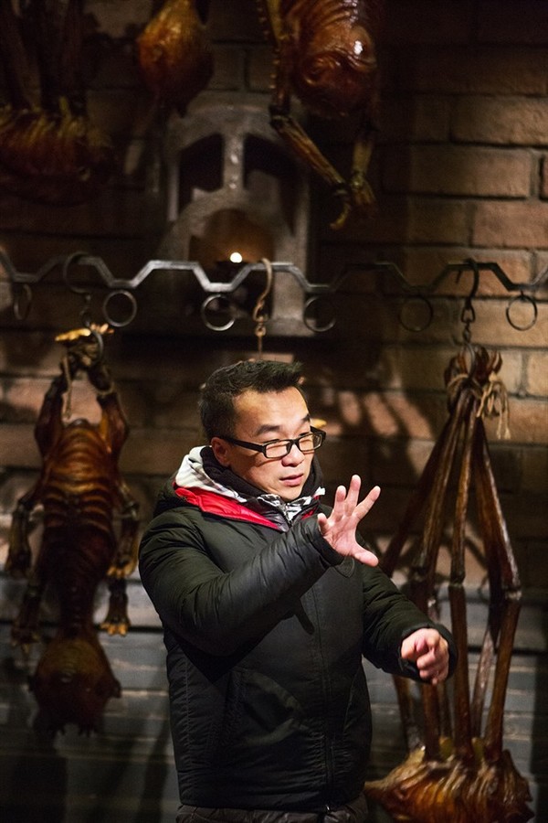 闫妮,姜武,曾志伟,钟汉良等人主演的奇幻片《捉妖记》中,他首次尝试