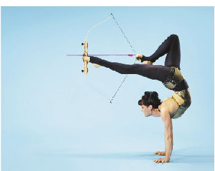 26岁美国女子用脚射箭达609米