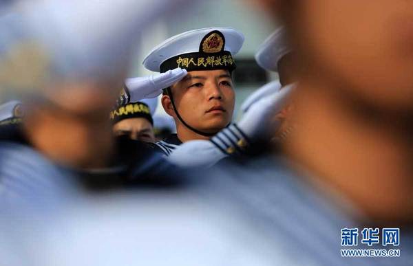 海军敬礼图片高清图片