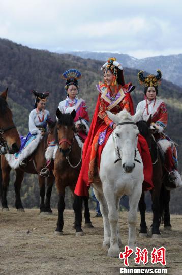 大型3d民族史诗电影东方女儿国四川金川封镜