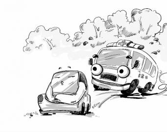 120急救车送急患私家车不让路