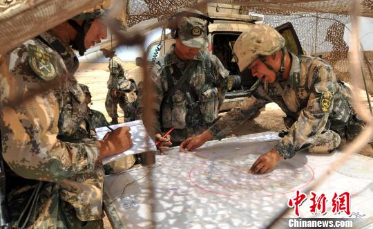 "火力 2015·山丹d"演习:54集团军某防空旅组织战斗