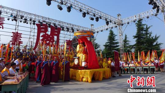 山西运城举行关帝诞辰1855周年祭拜活动(图)_凤凰网资讯_凤凰网