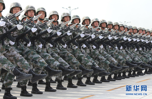 高清组图抗战胜利70周年阅兵训练场见闻上