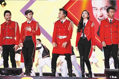 七跑男一群明星热闹跨年