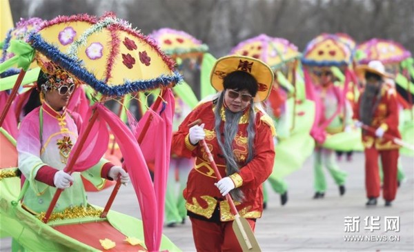 元宵节划旱船图片图片