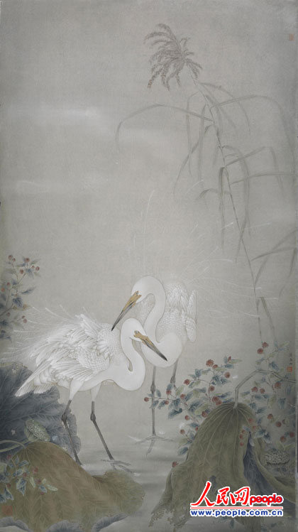 春风化雨读薄春雨画作