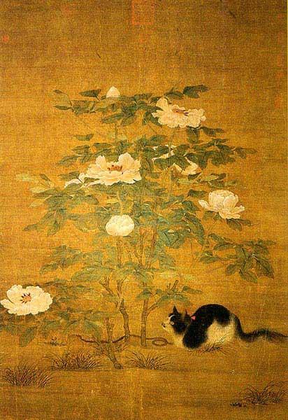 富贵花狸图赏析