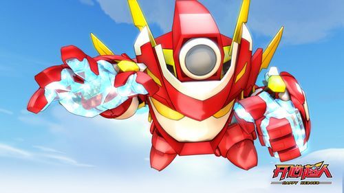 开心超人变身机车侠开心超人拯救伙伴小心超人昨日,动画喜剧电影