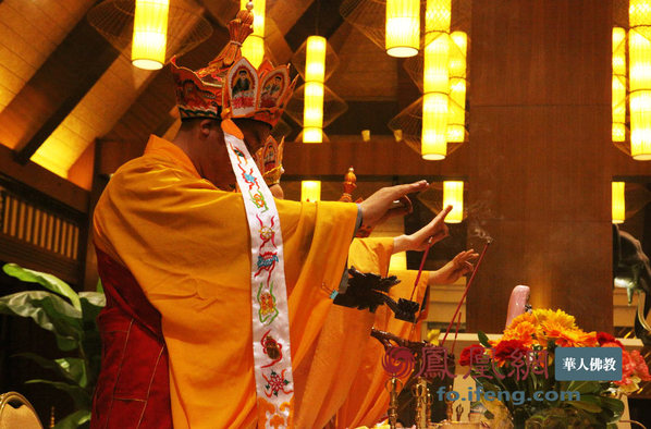 超度雅安地震遇难者亡灵古剑山放焰口1515