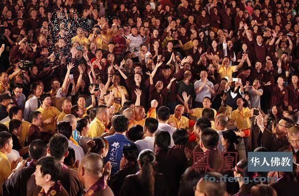 太震撼了深圳弘法寺万人祈福大典图集