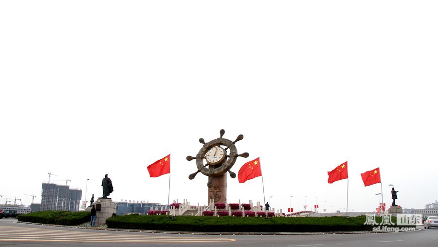 中国国旗标志性建筑物图片