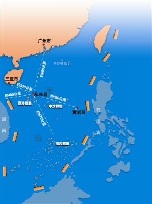 三沙碧海之上看航母永不沉没